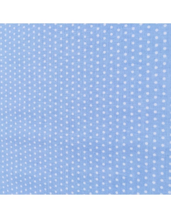 Tela patchwork azul con lunares blancos Tela patchwork azul con lunares blancos