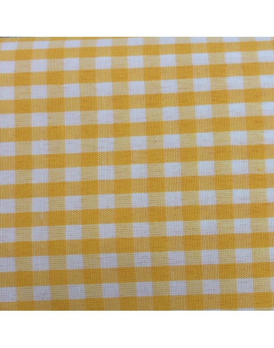 Tela de cuadritos en blanco y amarillo - 10 x 130 cm Tela de cuadritos en blanco y amarillo - 10 x 130 cm