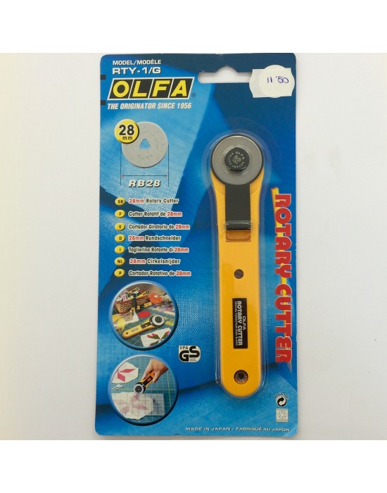 Cutter rotativo RTY-1 28mm Cutter rotativo RTY-1 28mm