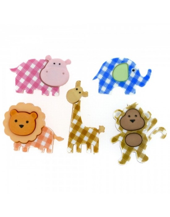 Botones Decorativos infantiles safari Botones Decorativos infantiles safari