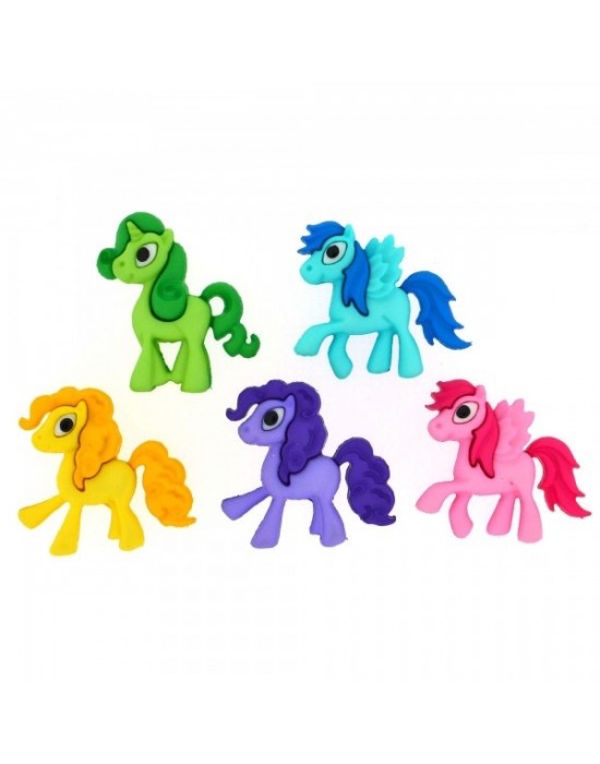 Botones Dress it up- Playful Ponies