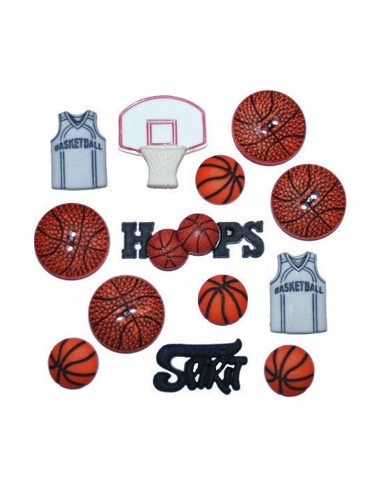 Botones Dress it up - Basketball