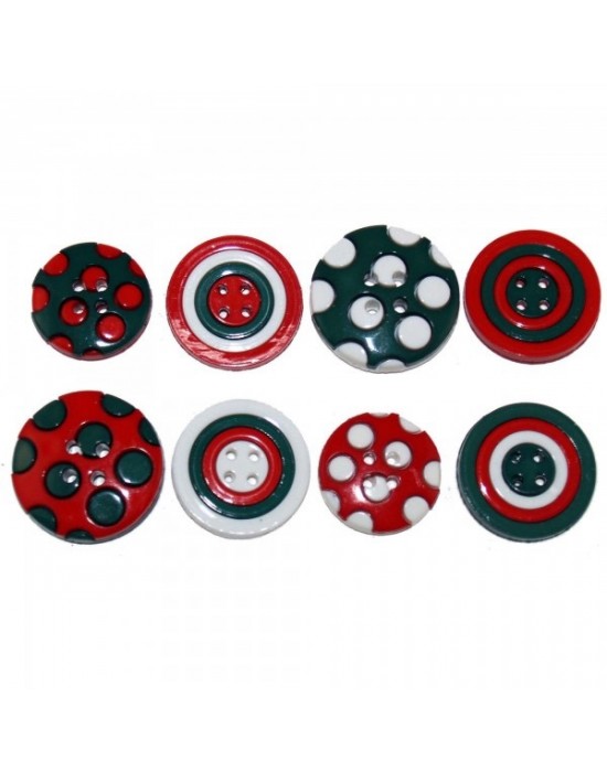 Botones Decorativos Navideños Botones Decorativos Navideños