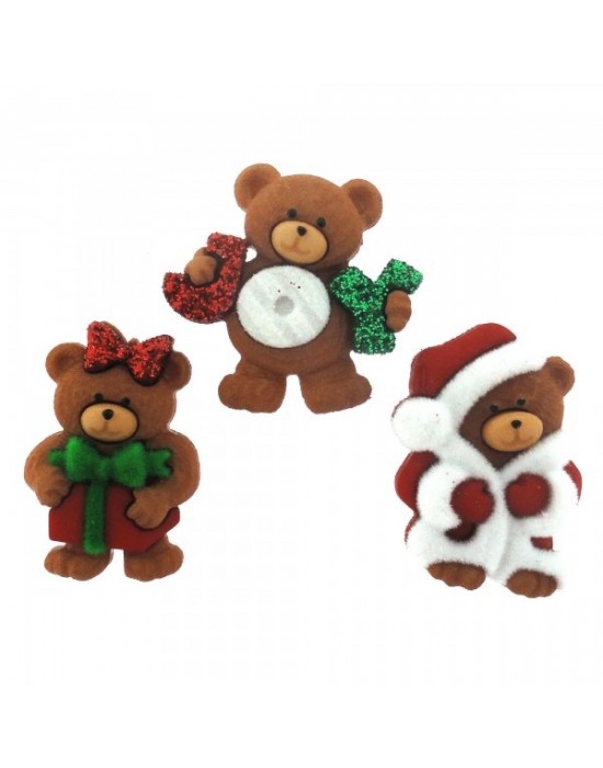 Botones Ositos Navidad Botones Ositos Navidad