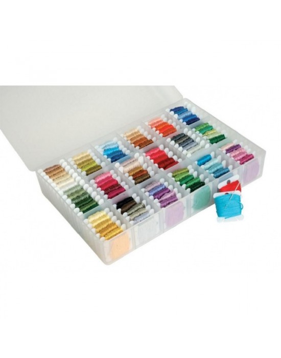 Caja DMC organizadora para hilos mouliné Caja DMC organizadora para hilos mouliné