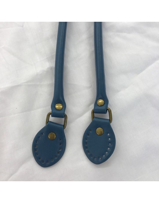 Asa cuero sintetico azul 50cm