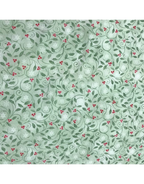 Tela Navidad blanca con estrellas doradas 10 x 140 cm 