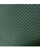 Tela Navidad Verde con motitas doradas 10 x 140 
