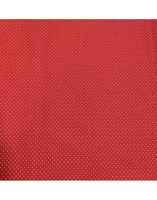 Tela Navidad Roja con motitas doradas 10 x 140 