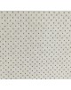 Tela lino liso natural con motas azules- 10 x 160 cm