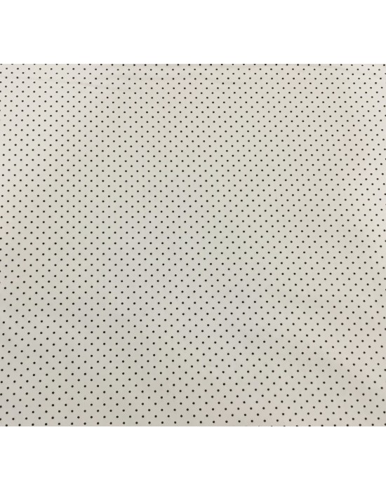 Tela patchwork blanca con motas azul vaquero - 10 x 140 cm Tela patchwork blanca con motas azul vaquero - 10 x 140 cm
