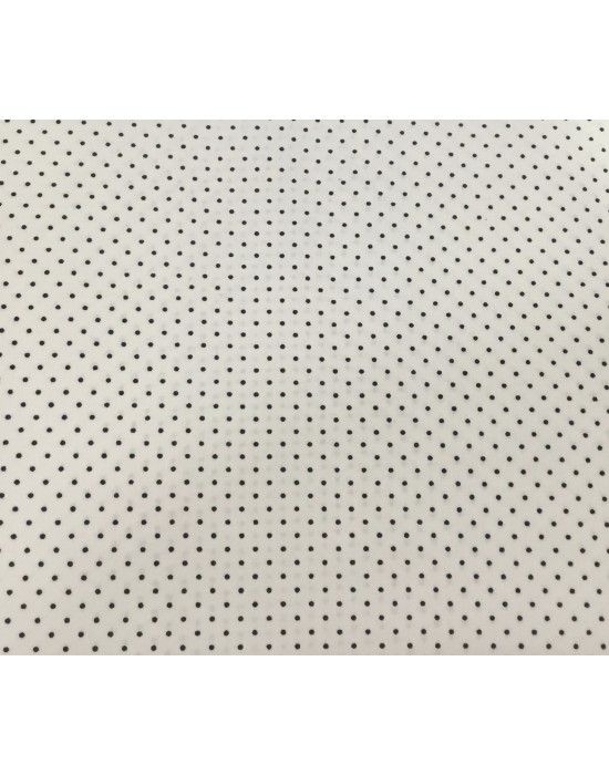 Tela patchwork blanca con lunares gris - 10 x 140 cm Tela patchwork blanca con lunares gris - 10 x 140 cm