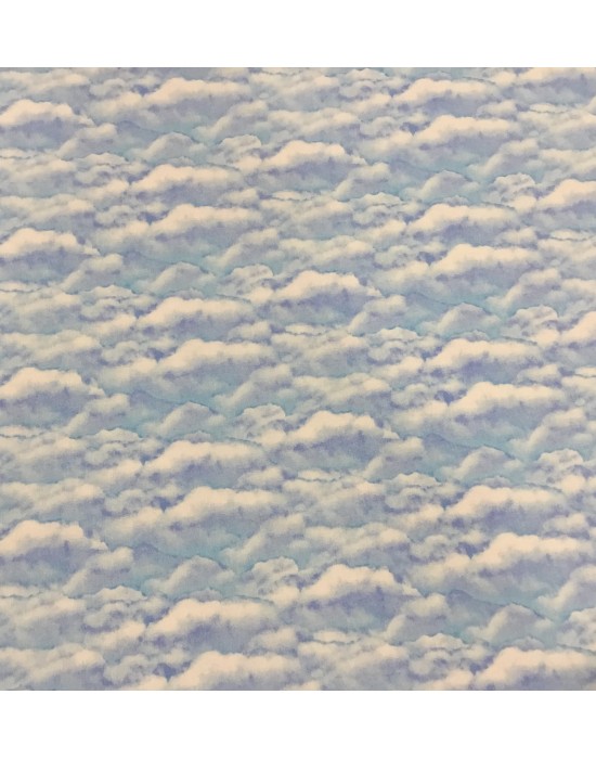 Tela patchwork nubes - 10 x 114 cm