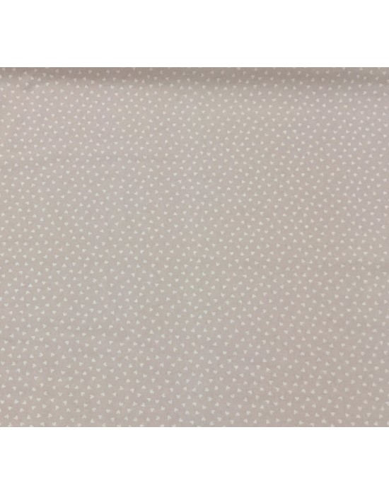 Tela patchwork marrón empolvado con estrellas blancas - 10 x 140 cm Tela patchwork marrón empolvado con estrellas blancas - 10 x 140 cm