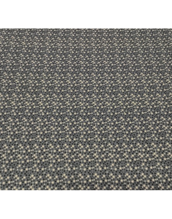 Tela patchwork con estrellas en tonos grises 10 x 140 cm