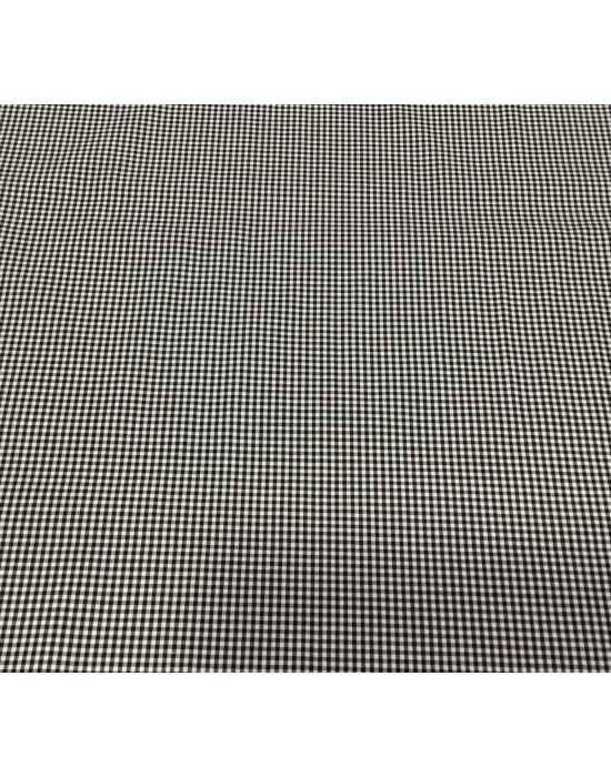 Tela cuadros blancos y negros - 10 x 140  cm