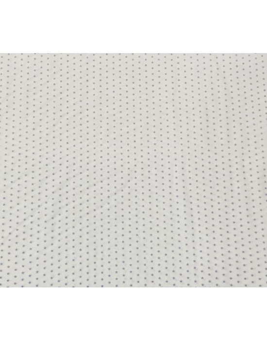 Tela patchwork blanca con lunares gris Tela patchwork blanca con lunares gris