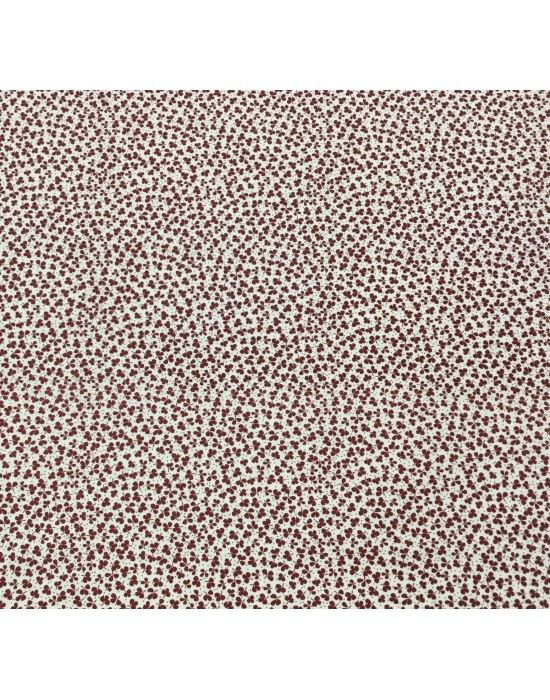 Tela beige con flores granates - 10 x 140 cm Tela beige con flores granates - 10 x 140 cm