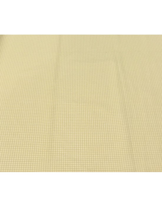Tela patchwork estampado cuadritos blancos y marrones - 10 x 150cm