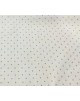 Tela con lunares beige sobre fondo verde claro - 10 x 110 cm