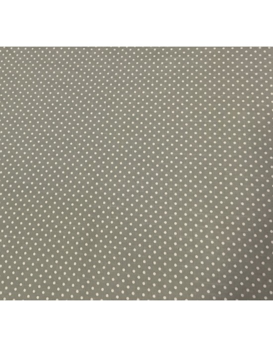 Tela con lunares beige sobre fondo verde claro - 10 x 110 cm Tela con lunares beige sobre fondo verde claro - 10 x 110 cm