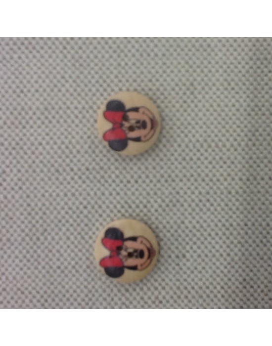 BOTONES DECORATIVOS MINNIE